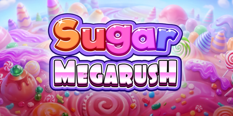 Sugar Megarush slot de Pragmatic Play, arte de caramelos antes del estreno